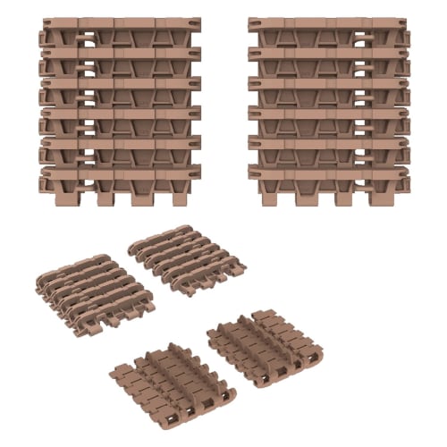 

Ryefield Models 1/35 German Army Tiger 1 Heavy Tank (Very Early Model) Working Track Set (Mirrored Type) Plastic Model Parts RFM2019