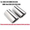 1Pair Stainless Steel Exhaust Muffler Tail Pipe Tips Pair Compatible with 2005-2012 BMW 325i 328i And New 320li 520 525li 528li
