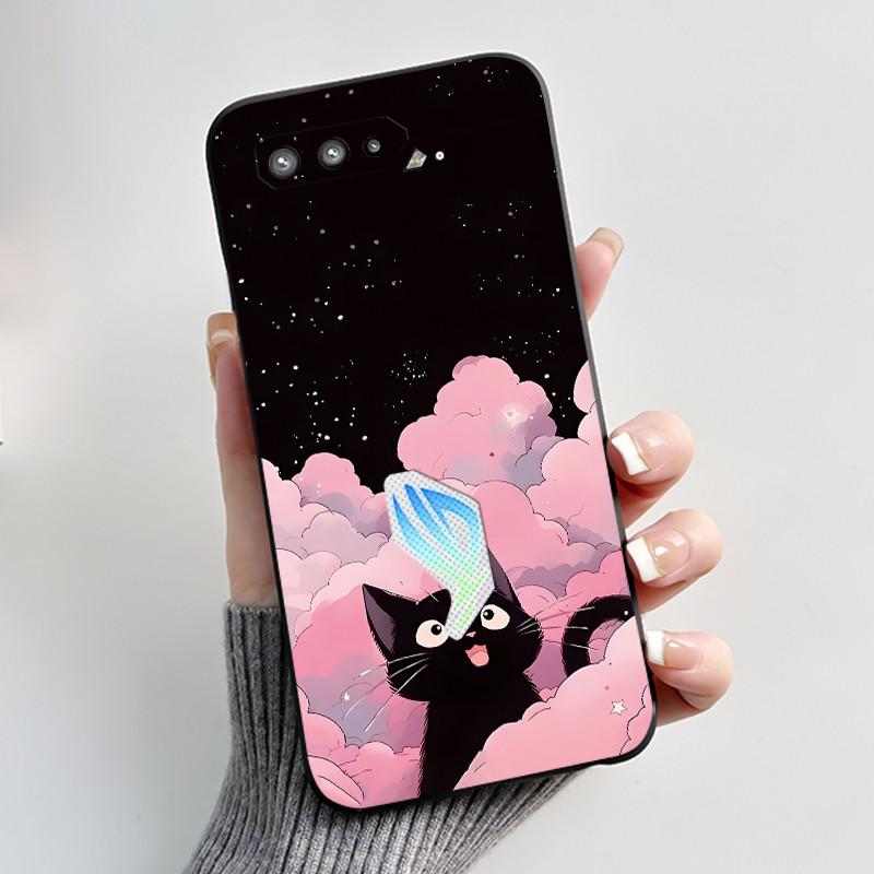 For Asus ROG Phone 5 5s Case Luxury Cute Love Rabbit Funny Soft TPU Silicone Protective Back Cover For Asus Rog 5 5s Phone Case