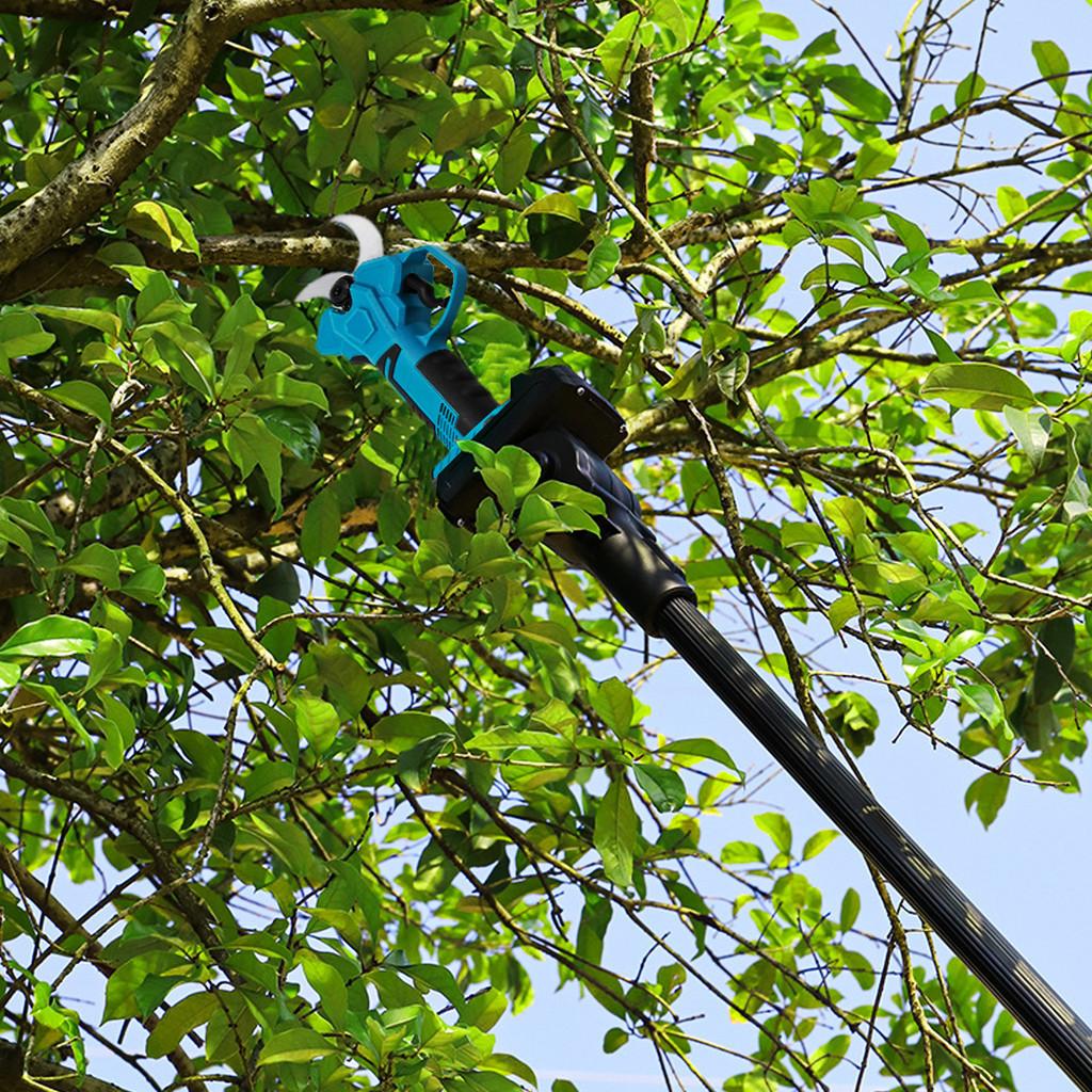 Pruning Shears Efficient Fruit Tree Bonsai Pruning Branche Cutter Blue Brushless Cordless Electric Scissors Extension Pole Pruner
