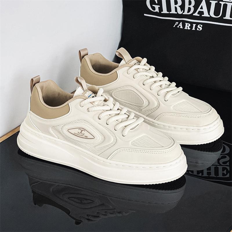 

[Cold sticky foam bottom] Sports and leisure men s shoes are fashionable and versatile and breathable Korean version of trendy sports ins trendy men s 44 абрикосовий