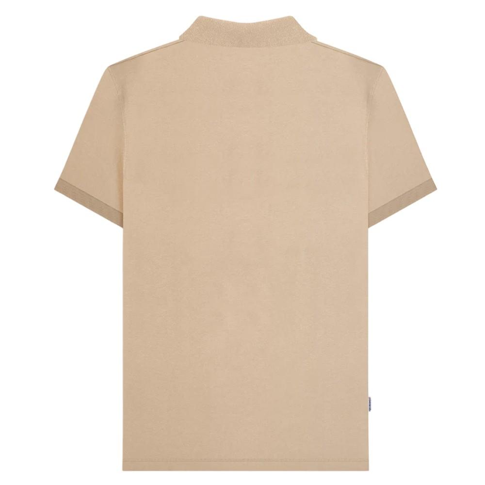 Lambretta Mens Contrast Panel Vintage Polo Shirt