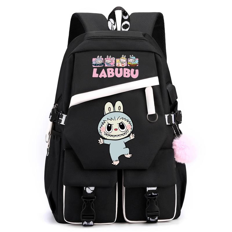 Cartoon Printed Backpack Student Teenager Girl Boy Schoolbag Large Capacity Waterproof Bookbag Women Men Travel Bag Gift