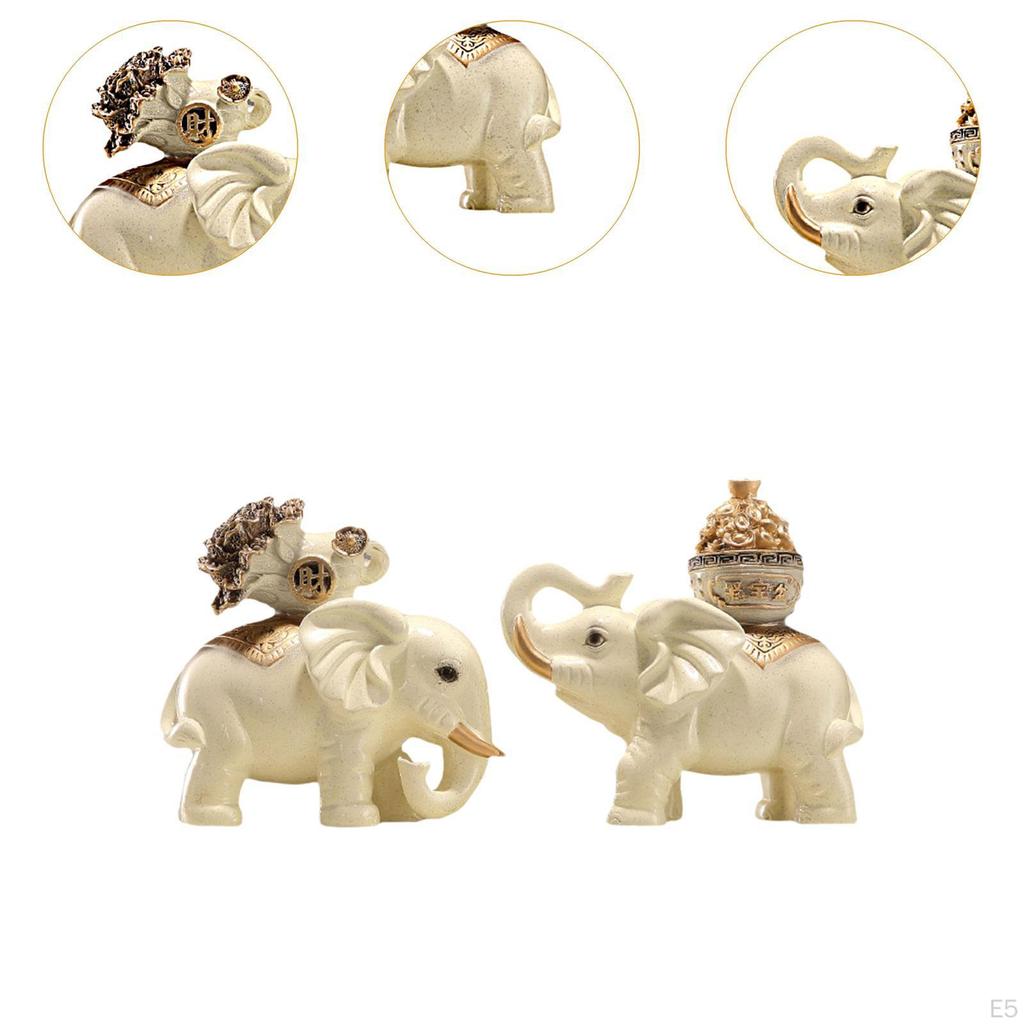 Tierfigur eines Elefanten zur Regal- oder Schreibtischdekoration