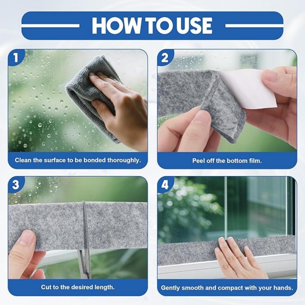 Condensation Absorbers Strip for Windows, Window Condensation Absorbers Strips,Anti Water Absorber, Window Moisture Absorber