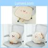 Cute Cartoon Cheese Cookie Plush Pillow For Bed Sofa Lumbar Support Comfort