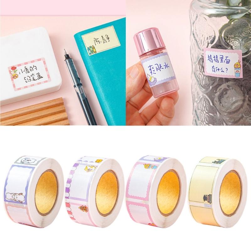 350 szt. Urocze etykiety imienne Naklejki identyfikacyjne Samoprzylepne etykiety imienne Naklejki Etykiety na odzież do żłobka i szkoły