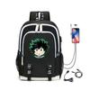 Riman My Hero Academy, surrounding backpack, large-capacity computer bag with USB port, student schoolbag