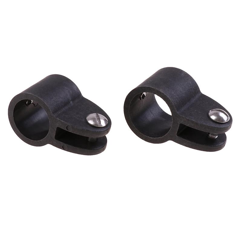 12 Pièces Nylon Marine Bateau Housse de Capote Bimini Top Charnière de Pont Glissière Œillet d'Extrémité Raccords Matériel Outil Universel Bricolage Solide