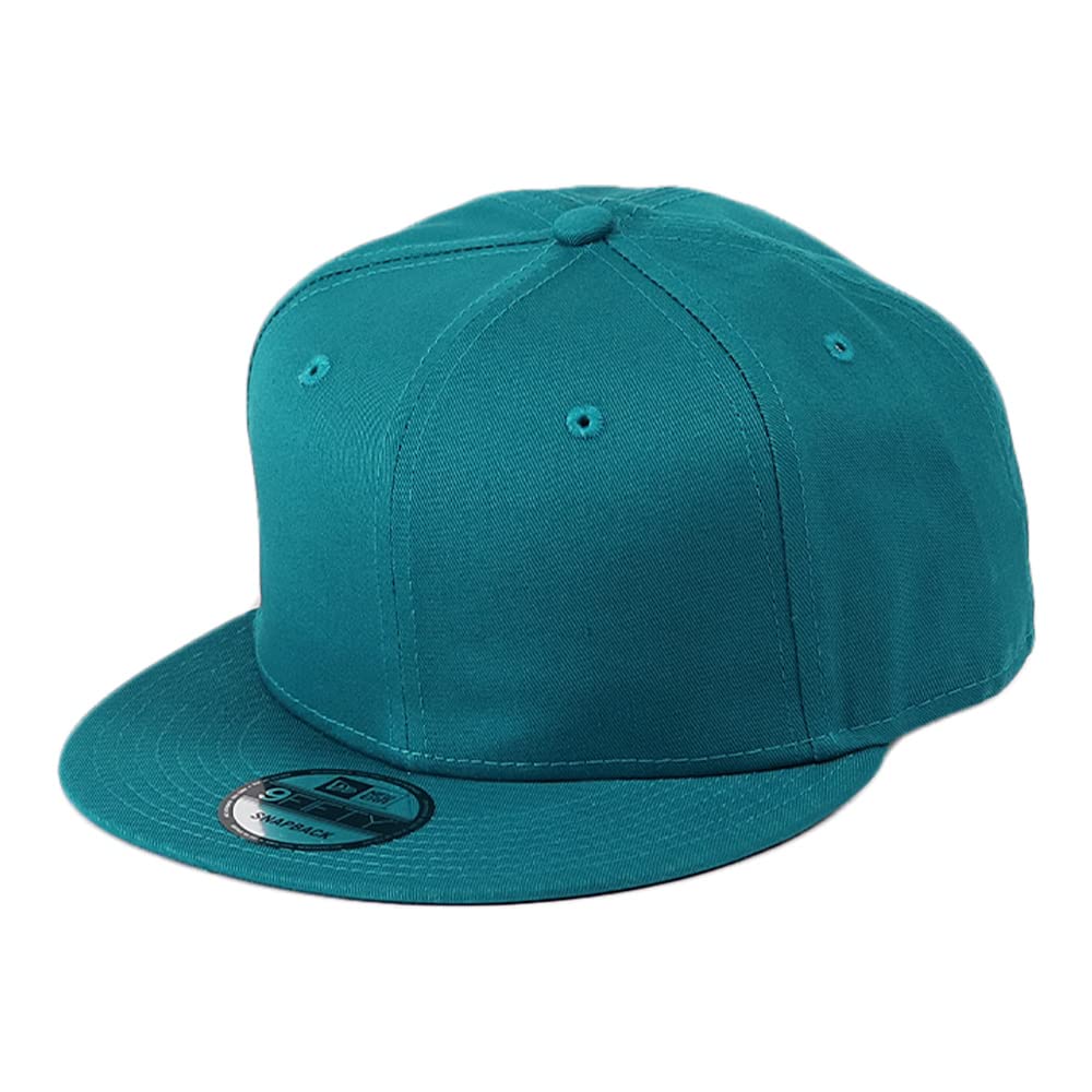 New Era 9FIFTY NE400 Snapback Baseball Shark Teal and Light One Size Fits with 99HeadwearShop Men's Cap, Unisex, Blue, All, Sticker.