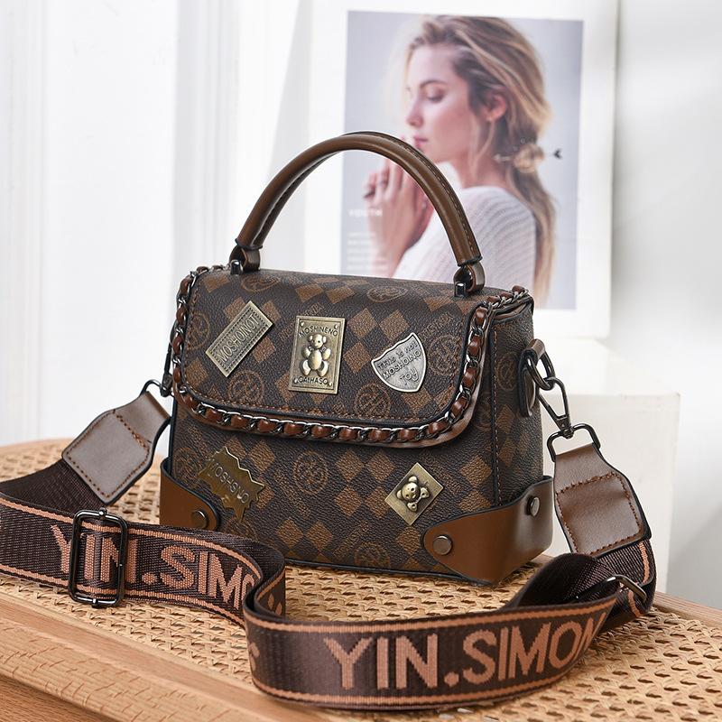 Geantă Premium 2025 Nouă Modă Geantă de Umăr Crossbody Geantă Versatilă Populară pentru Femei Geantă Portabilă Pătrată Mică pentru Femei