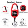 Stretchable Keychain with Elastic Pull Cord  Easy-to-open Snap  Anti-loss Feature  Extended Cord  High Resilience  Easy-to-open Keychain