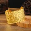 Vintage Golden Wide Bracelet Ethnic Bohemian Bangles  The Water-Sprinkling Festival
