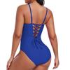 Manufacturer Wholesale Swimwear Sexy V Neck Halter One Piece Bodysuit