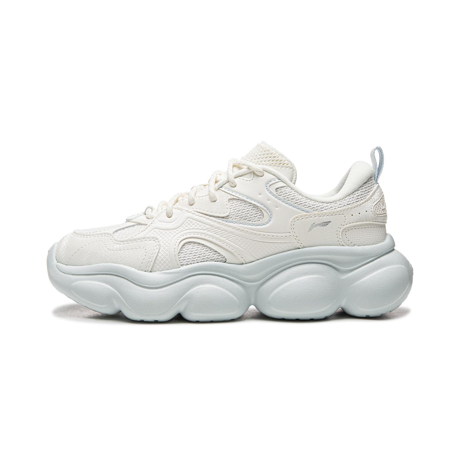 Li Ning Cloud Low top Casual Shoes Women s Mist White AGCW104-2 35