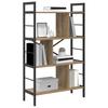 Artisan Oak Bookshelf 75 x 30 x 123.5 cm Particleboard