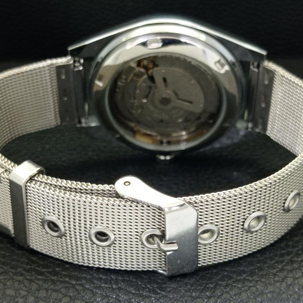 AUTOMATIC VINTAGE REFURBISHED SEIKO 5 JAPAN 6309A MENS WHITE WATCH a441182-4 Sk-a441182