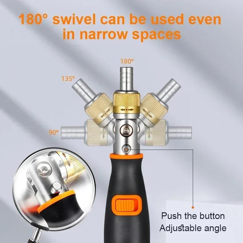 Multi-angle Ratchet Screwdriver Household Screwdriver Bidirectional Ratchet Screwdriver Portable Multifunctional Repair Tools