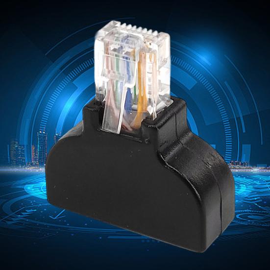 RJ45 Screw Terminal Adaptor Connector Stable Universal RJ45 Male To 8 Pin Screw Terminal Connector Ethernet Extender