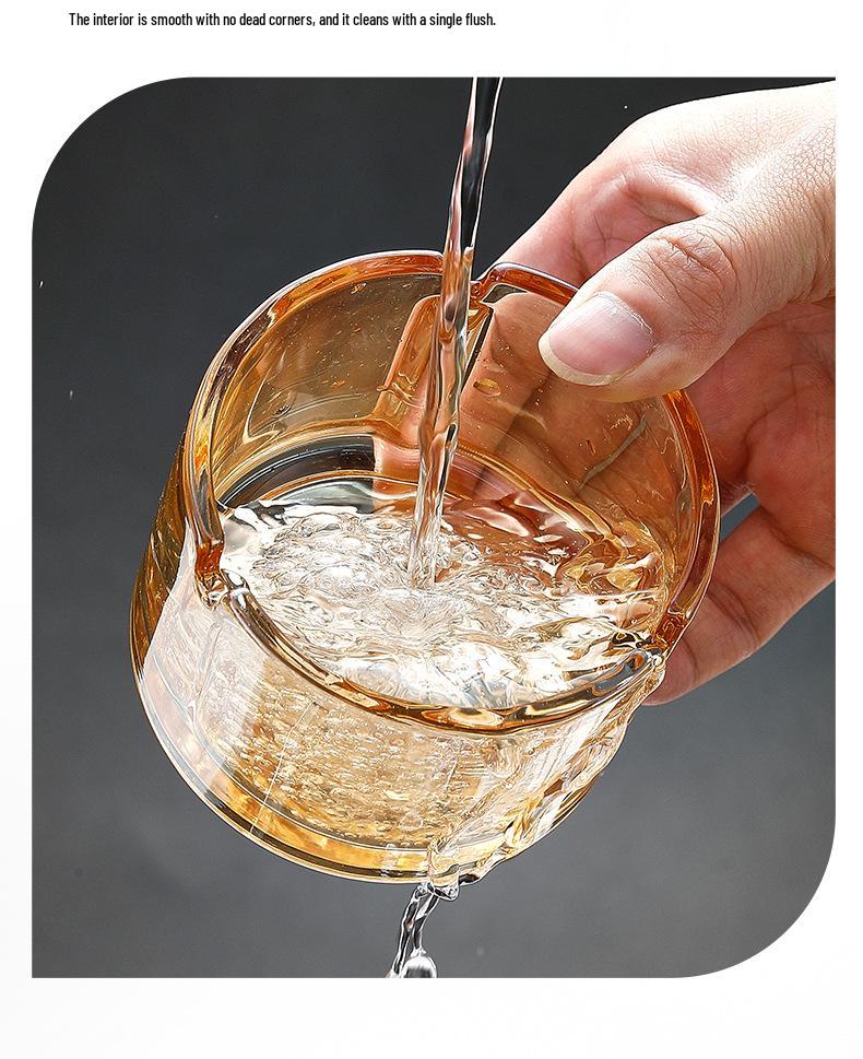 Large Glass Ashtray with Lid for Home, Office, Bar, or Restaurant