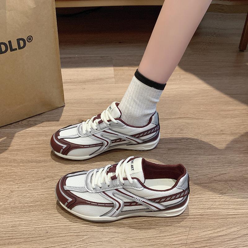 Fashion non-slip and breathable women's sports training shoes 2025 spring and autumn versatile casual shoes mesh Forrest Gump training shoes