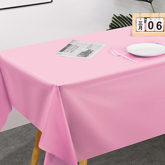 Disposable Tablecloth PE Material Thick Rectangular Table Cloth Easy To Use Solid