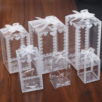 Transparent Box Cake Packing Chocolate Gift Packaging Box Wedding Favor Candy Box Gift Boxes