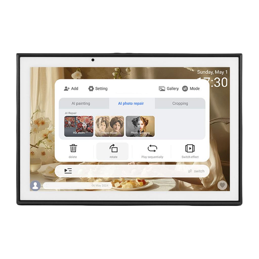 10.1 Inch Digital Calendar IPS HD Touch Screen Smart Family Planner with Chore Chart Meal Planner Star Points Photo Frame