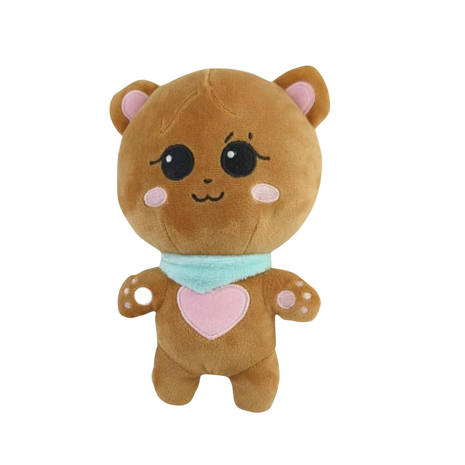 

Мягкая кукла-игрушка (9 дюймов), Кукла-тряпка, подходит для девочек, подарок на день рождения, рождественский подарок в виде мягкой игрушки One Size коричневый