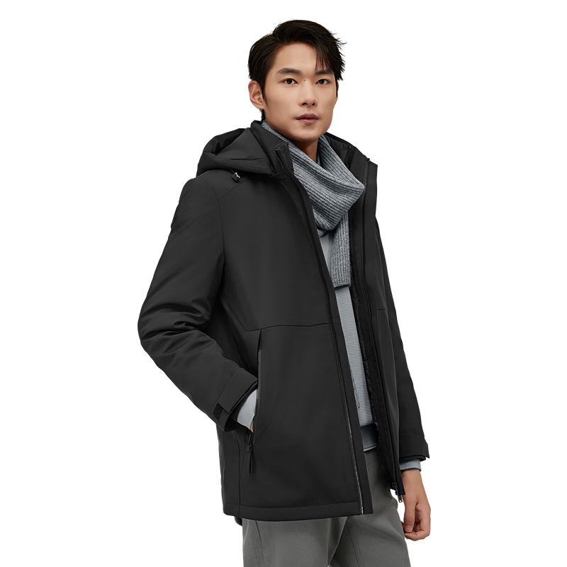 Men s 3-in-1 Detachable Hood Down Jacket 175/96A