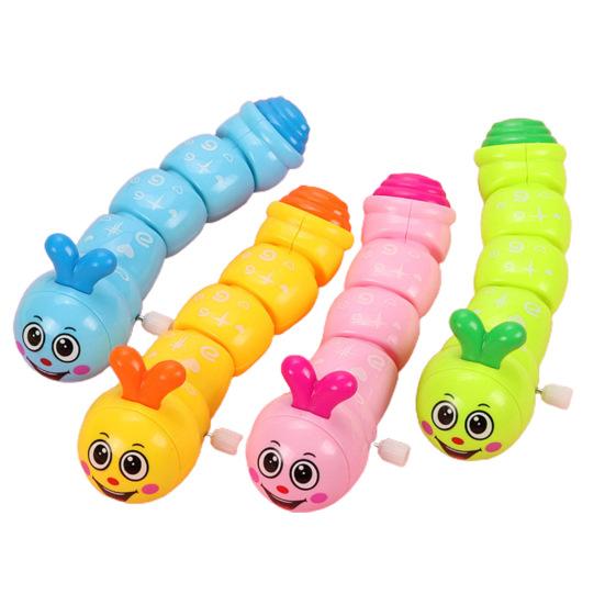 Swing Caterpillar Clockwork Mold Classic Educational Winding Up Toy Kids Gift