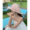 Organza Flower Kentucky-Derby Church Dress Hat Wide Brim Mesh Fisherman Hat  for Women