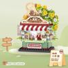 Loz New Building Blocks City View Scene Coffee Shop  Store Architectures Model Assembly Toy Christmas Gift For Children