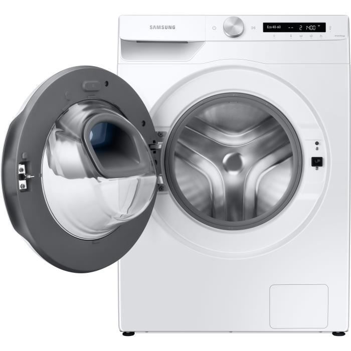 Lave-linge Hublot SAMSUNG AddWash™ WW80T554DAX - 8kg - Moteur DIT - L60cm - 1400t - Classe B - 72dB - Noir