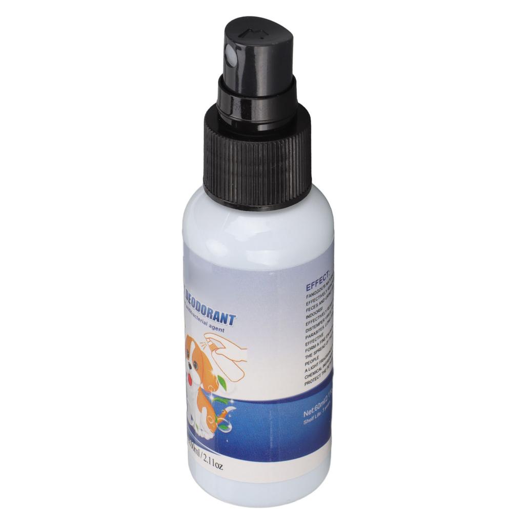 Pet Deodorant Effective Removal Pet Pee Urine Odour Dog Deodorizing Spray for Cat Dog Pets 60ml