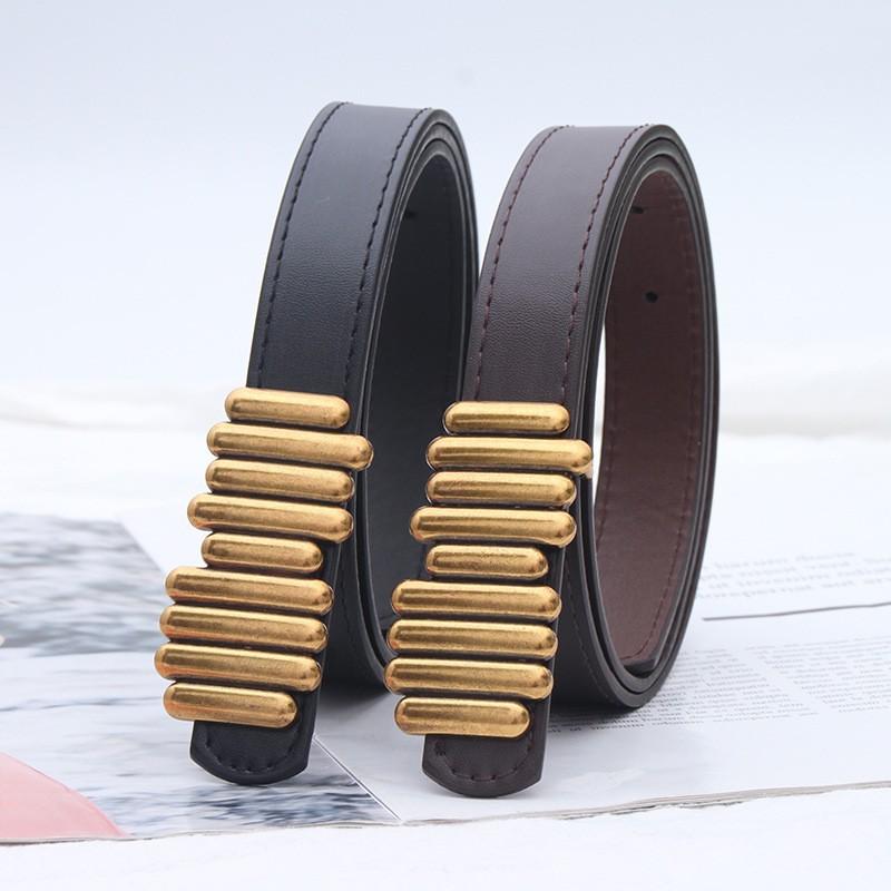 Womens Slimming Waist Belt With Geometric Buckle Adjustable Fashion Accessory Dresses Jeans Coats