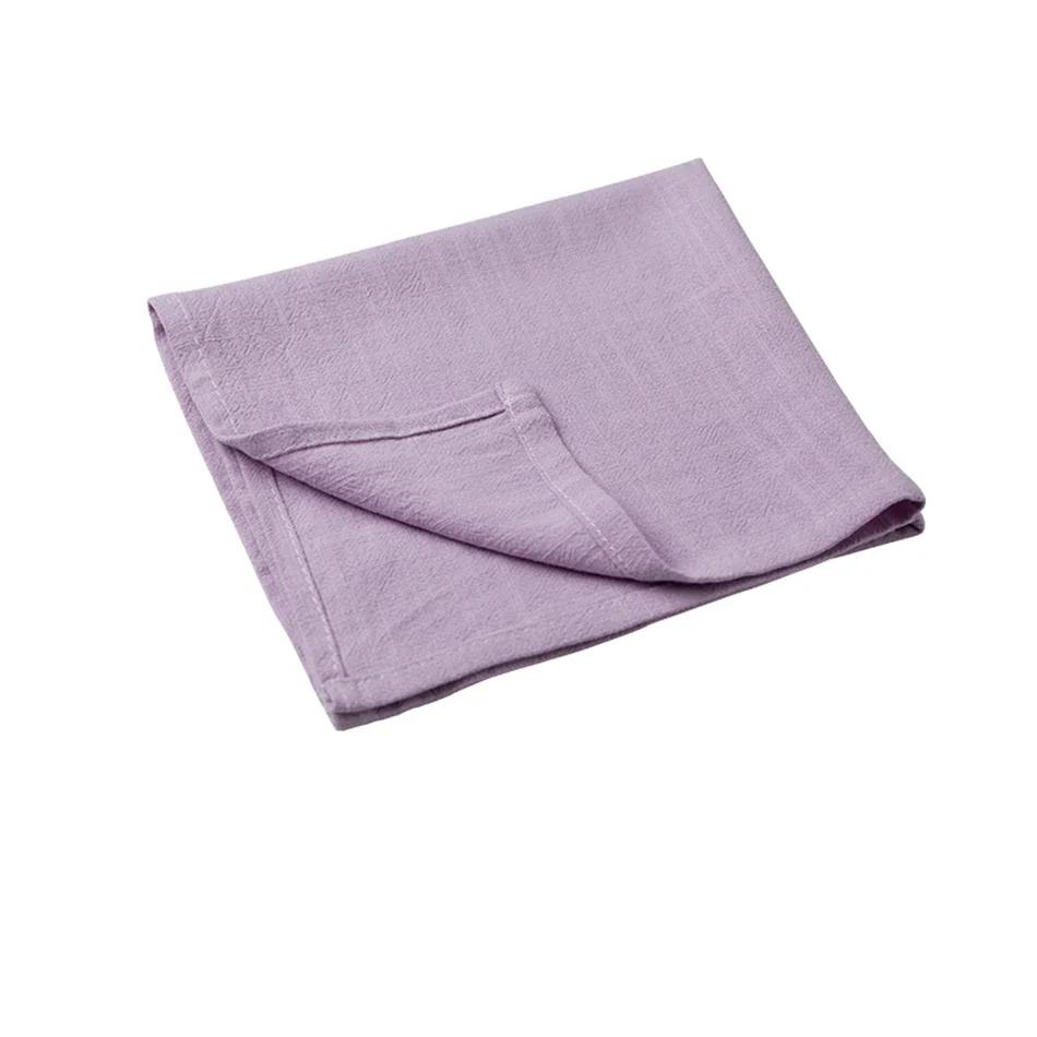 12PCS Cotton Linen Wedding Napkins 40X40cm Kitchen Tableware Towel,Soft Cloth, Reusable For Party Birthday Wedding Decor
