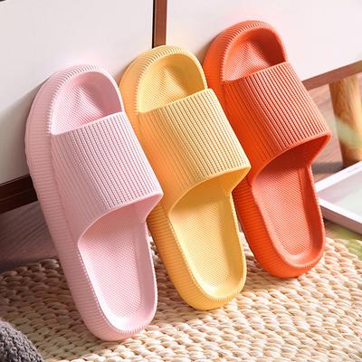Rimocy Enlace VIP Zapatillas de Plataforma Gruesa para Mujer Hombre Hogar Baño Sandalias Suaves de EVA Mujer Verano 2023 Chanclas de Playa Antideslizantes