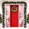 Merry Christmas Door Banner Decoration 2026 Christmas Decor for Home Xmas Hanging Ornaments Navidad Noel Gifts New Year 2026