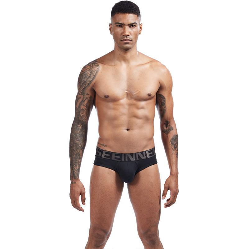 Men's Stylish Cotton Low-Rise U-Pouch Briefs - Comfortable, Trendy & Sexy