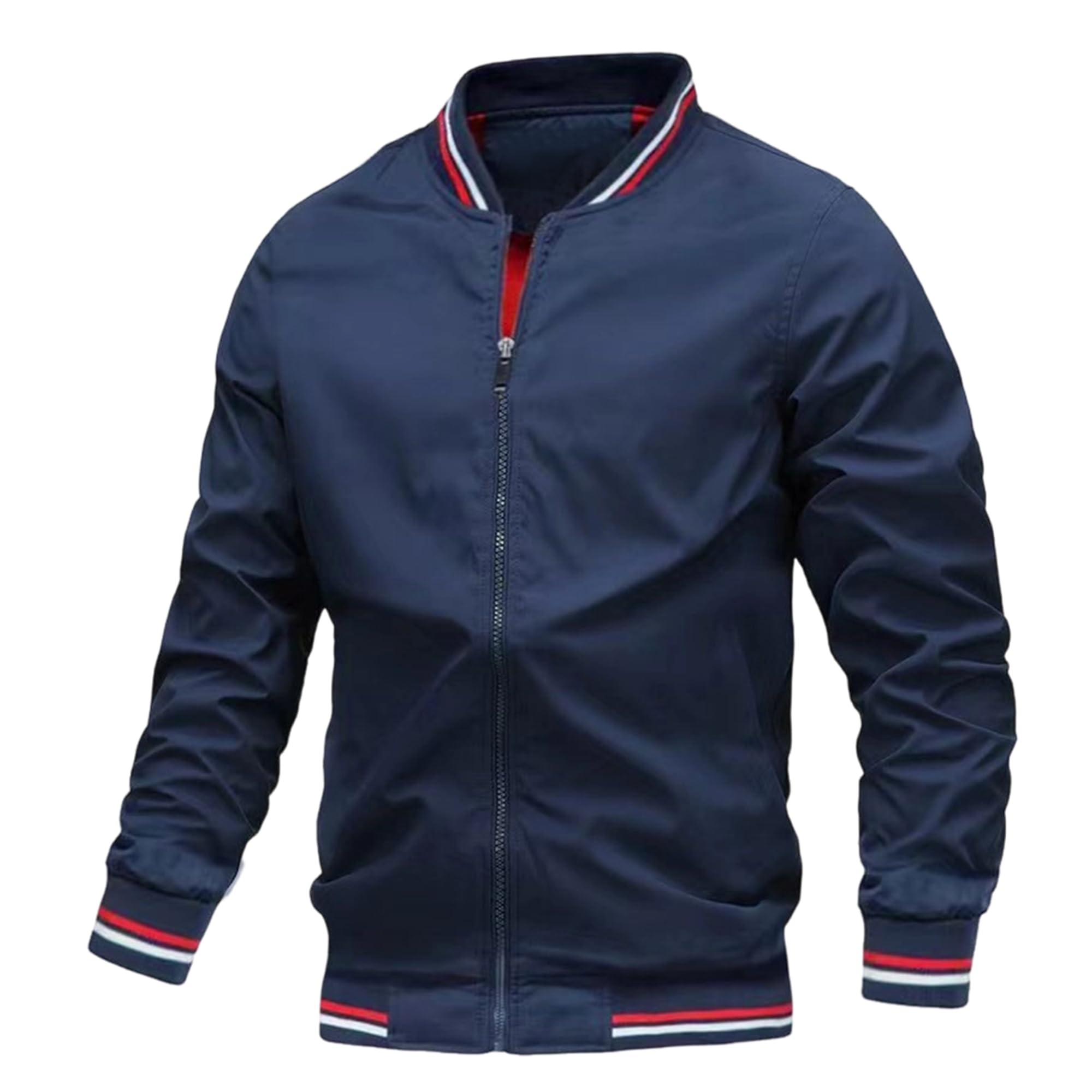 Kayiyasu Lightweight Windbreaker Perfect for Spring and Slim and Stylish Solid Sizes Men s Jacket, Autumn, Fit, Stand-Up Collar, Colors. M-3XL (M