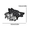 Aufbügelbares besticktes Abzeichen Outdoor-Abenteuer-Design Kosmischer Pilz Astronaut Für Jeansjacke Hut Tasche DIY Personalisierbare Dekoration