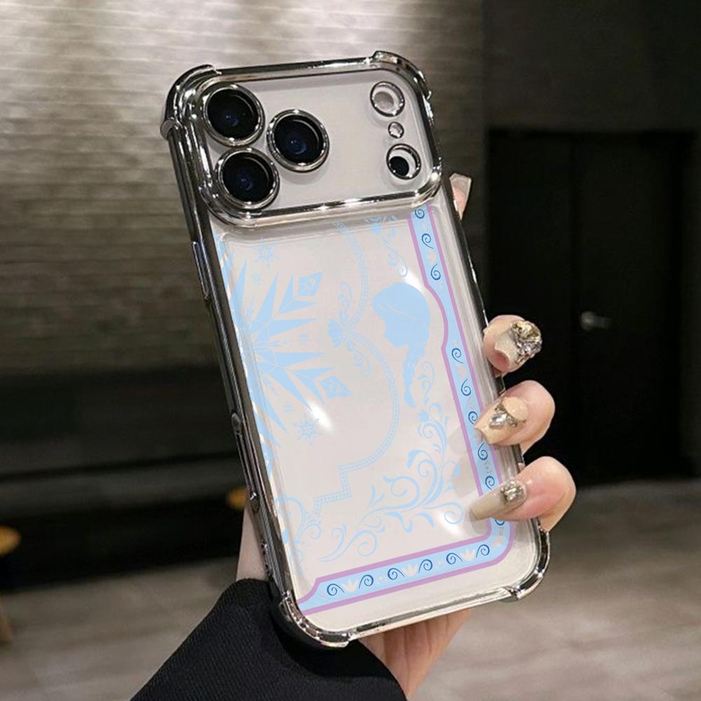 Frozen Queen Elsa Phone Case for Google Pixe 10 9 9A 8 8A 7 7A Pro XL 5G Anti-drop Transparent Soft Cover