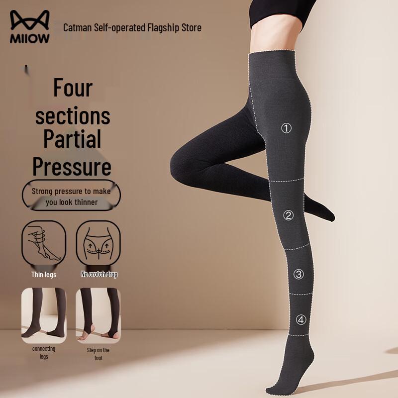 Mao Ren Women's Thermal High-Waist Compression Leggings