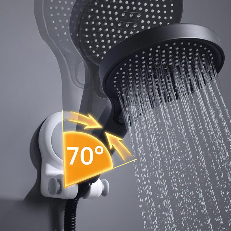 Universal showerhead holder, bathroom suction cup bracket, non drilling movable showerhead base