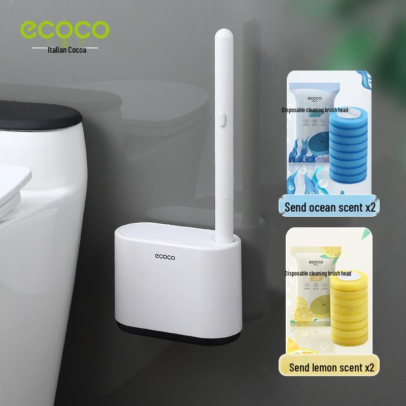 Wall-Mounted Disposable Toilet Brush - 2023 Enhanced Cleaning Tool for Complete Bathroom Hygiene