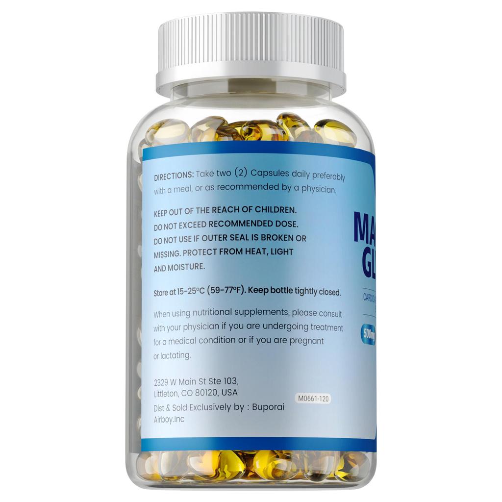 Hochreine Magnesiumglycin-Kapseln, 500 mg, Vitamin D3, Zinkkomplex-Formel, schützt die Knochen- und Gelenkgesundheit.