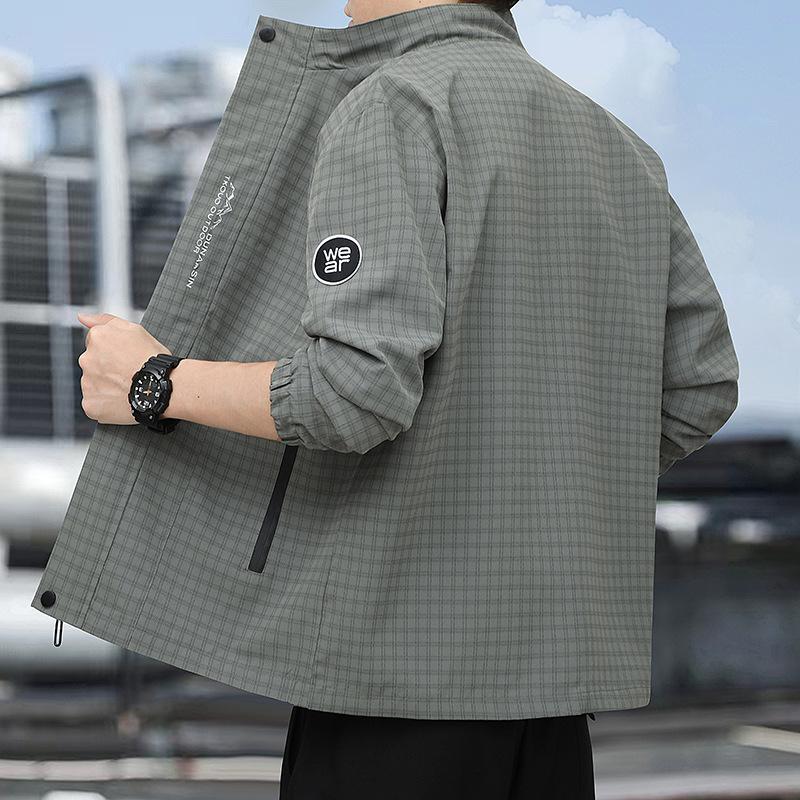 Men's Jacket Spring and Autumn Coat New Korean Version Trendy Autumn Large Size Clothes