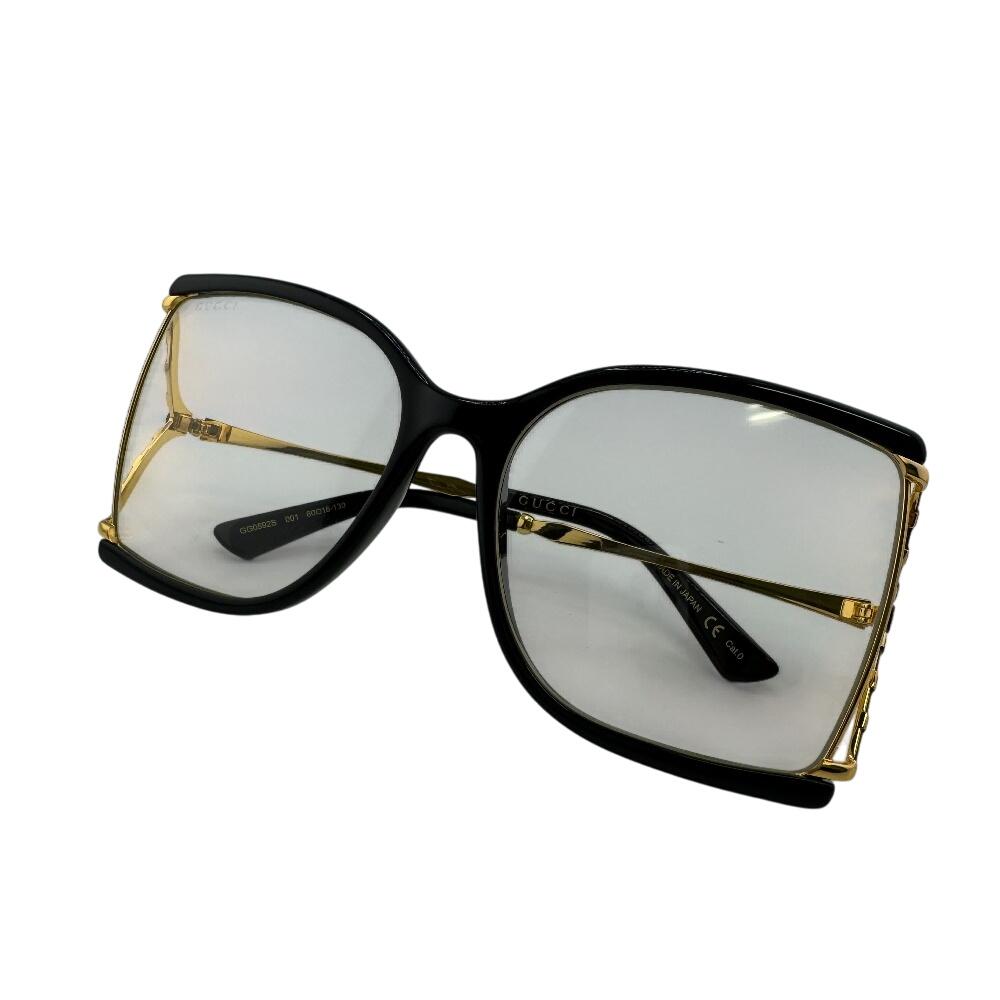 

GUCCI GG0592S sunglasses Glasses black unisex Used
