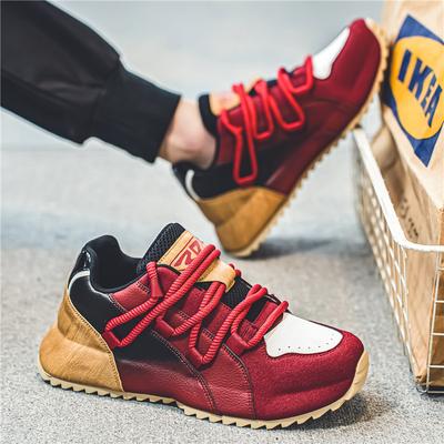 Pánské ležérní tenisky Street Style Módní červené designové boty Pánské pohodlné nízké platformové tenisky Man zapatillas de hombre